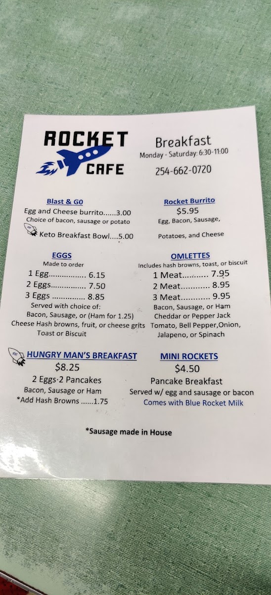 Menu Rocket Cafe-2