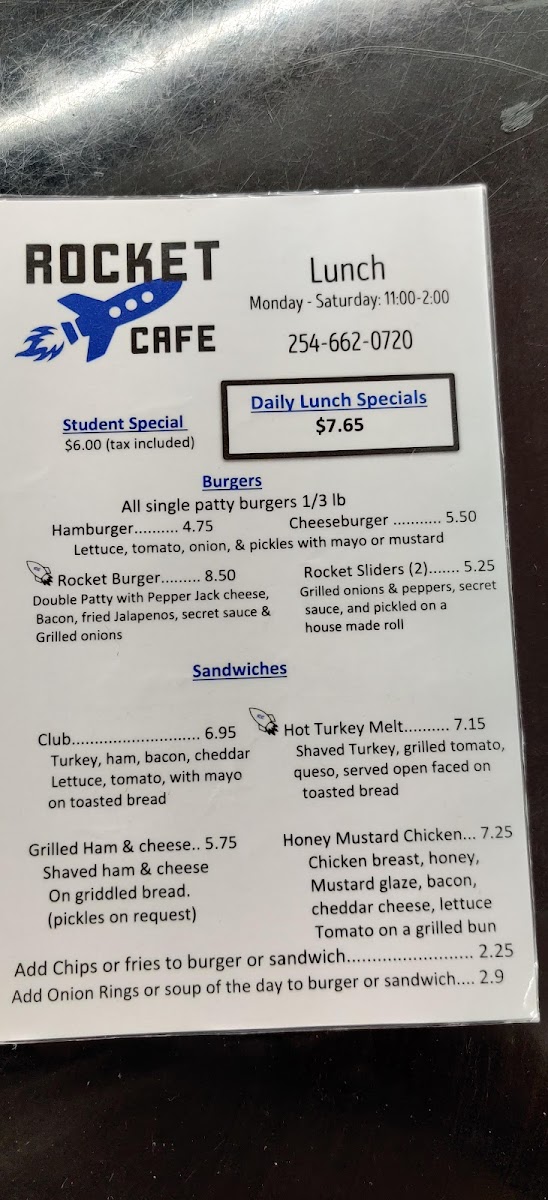 Menu Rocket Cafe-4